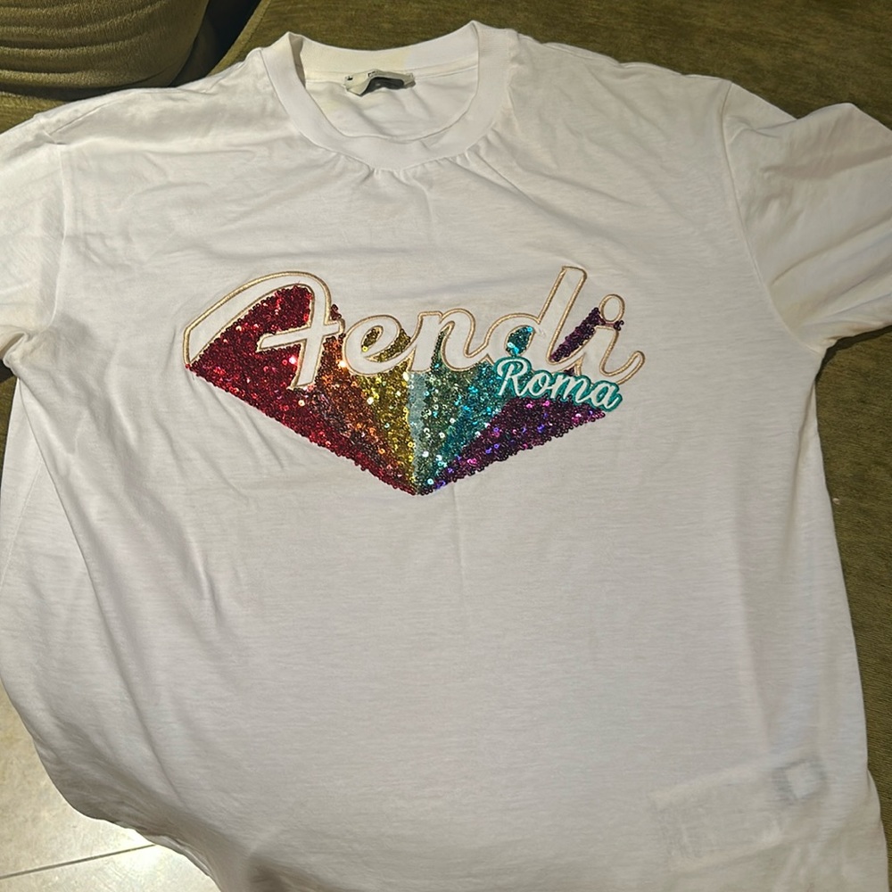 Fendi sequin shirt